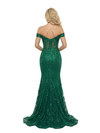 ChicSew Elegent Off Shoulder Mermaid Boning Lace Applique Formal Party Prom Dresses