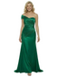ChicSew Elegent Mermaid One Shoulder Floor-Length Satin Party Prom Dresses With Ruching