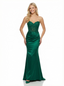 Elegent Long Strapless Sweetheart Mermaid  Satin Lace Party Prom Dresses For Graduation