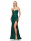Elegent Floor Length Sweetheart Sequin Mermaid  Side Slit Party Prom Dresses