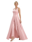 Modern Asymmetrical Wedding Jumpsuits For Mother Of The Bride Dress OverSkirt