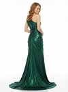 Elegent Metallic Sweetheart A-Line Floor Length Party Prom Dresses