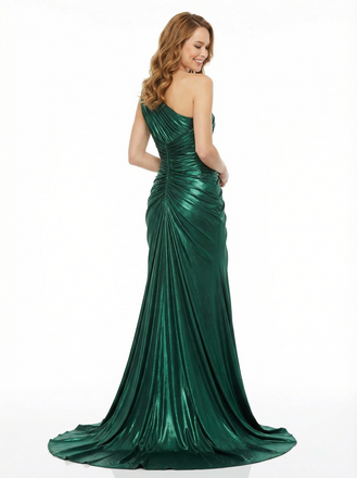 Elegent Metallic Sweetheart A-Line Floor Length Party Prom Dresses