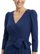 Chicsew Stylish Long Sleeves V-Neck Mermaid Gown Elegant Mother Of The Groom Dresses With Bow Knot