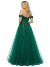 ChicSew Fancy Off Shoulder Lace Sparkly Sequin Tulle A-line Floor Length Formal Evening Wear