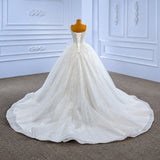 ChicSew Luxurious Sequined Ball Gown A-Line Wedding Dress