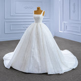ChicSew Luxurious Sequined Ball Gown A-Line Wedding Dress