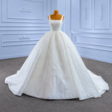 ChicSew Luxurious Sequined Ball Gown A-Line Wedding Dress