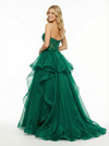 Elegent Organza Floor Length Sweetheart Ball Gown Party Prom Dresses