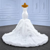 ChicSew Sparkly Spaghetti Straps Ball Gown Mermaid Wedding Dress