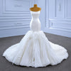 ChicSew Sparkly Spaghetti Straps Ball Gown Mermaid Wedding Dress