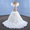 ChicSew Sparkly Illusion Sequined Mermaid Ball Gown Wedding Dress