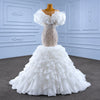 ChicSew Sparkly Illusion Sequined Mermaid Ball Gown Wedding Dress