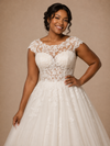 ChicSew Elegant Claasy Lace Tulle Round Neck A-Line Floor-Length Wedding Dress