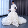 ChicSew Luxurious High Neck Long Sleeves Ball Gown Wedding Dress