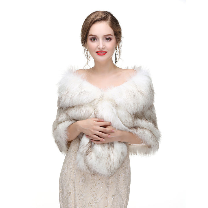 Winter Versatile Double-sided Cold-proof Thickened Warm Shawl Women's Scarf CN383