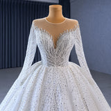 ChicSew Luxurious Beaded A-Line Ball Gown Wedding Dress