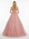 Romantic Spaghetti Strap Sweetheart Tulle Prom Dress With Lace Applique