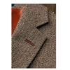 3 Pieces Herringbone Tweed Suit - Fashion 3-Piece Mens Suit with Herringbone Notch Lapel for Wedding CN419