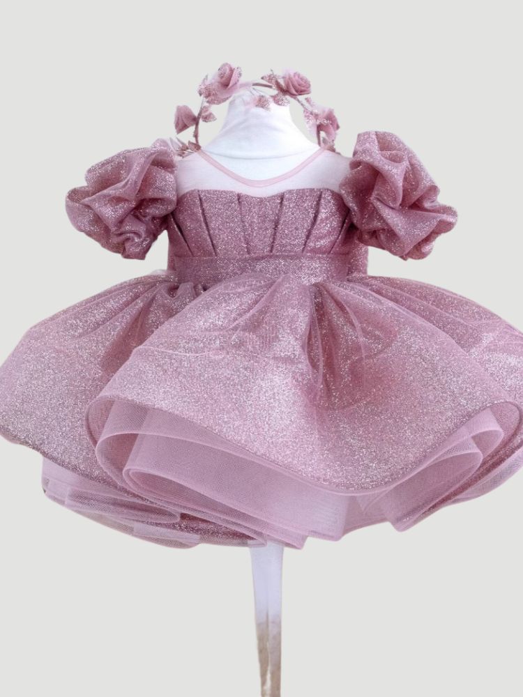 Cute Flower Girls Dresses Bow Bead Princess Kids Bridesmaid Dress Girl - ChicSew Cute Flower Girls Dresses Bow Bead Princess Kids Bridesmaid Dress Girl - ChicSew