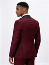 Color Blocking 1 Piece Men's Suit with Regular Fit and Sophisticated Peak Lapel