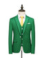 Green Casual Men's Suit Slim Fit Double Breasted 2 Piece Business Tuxedos CN481