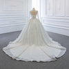 ChicSew Luxurious High Neck Beaded Ball Gown Wedding Dress