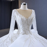 ChicSew Luxurious Sequin Ball Gown Wedding Dress
