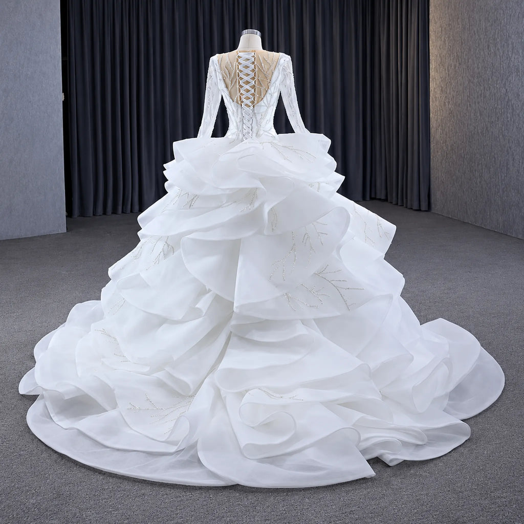 ChicSew Luxurious Sequin Ball Gown Wedding Dress