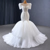 ChicSew Luxurious Illusion Beaded Ball Gown Wedding Dress