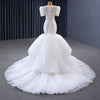 ChicSew Luxurious Illusion Beaded Ball Gown Wedding Dress