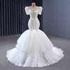 ChicSew Luxurious Illusion Beaded Ball Gown Wedding Dress