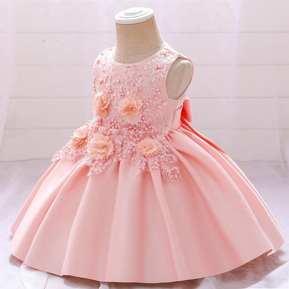 Toddler girl Flower Girl Dresses for Weddings and Party Dresses For Girls Elegant prom party birthday gown