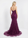 Sexy Strapless Sweetheart Lace Mermaid Formal Evening Gown