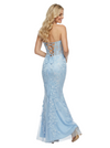 ChicSew Unique Sweetheart Lace Applique Mermaid Boning Formal Prom Dress Side Slit