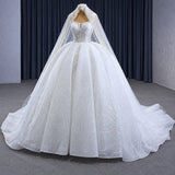 ChicSew Luxurious Sequin Ball Gown A-Line Wedding Dress