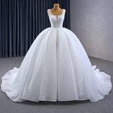 ChicSew Luxurious Sequin Ball Gown A-Line Wedding Dress