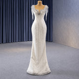 ChicSew Sparkly Beaded Luxurious Ball Gown Wedding Dress