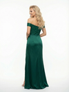 Modern Off The Shoulder Satin Mermaid Formal Gala Event Prom Dress