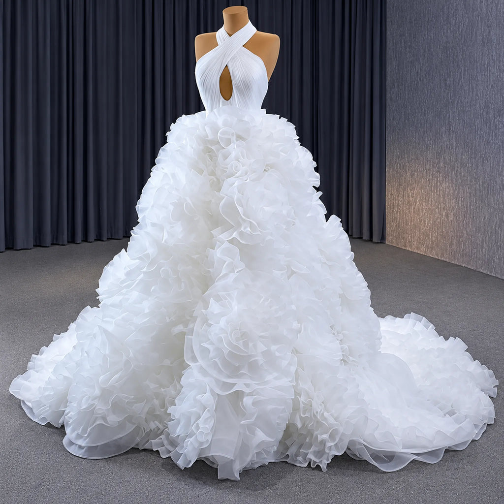 ChicSew Luxurious Tulle Ball Gown A-Line Wedding Dress
