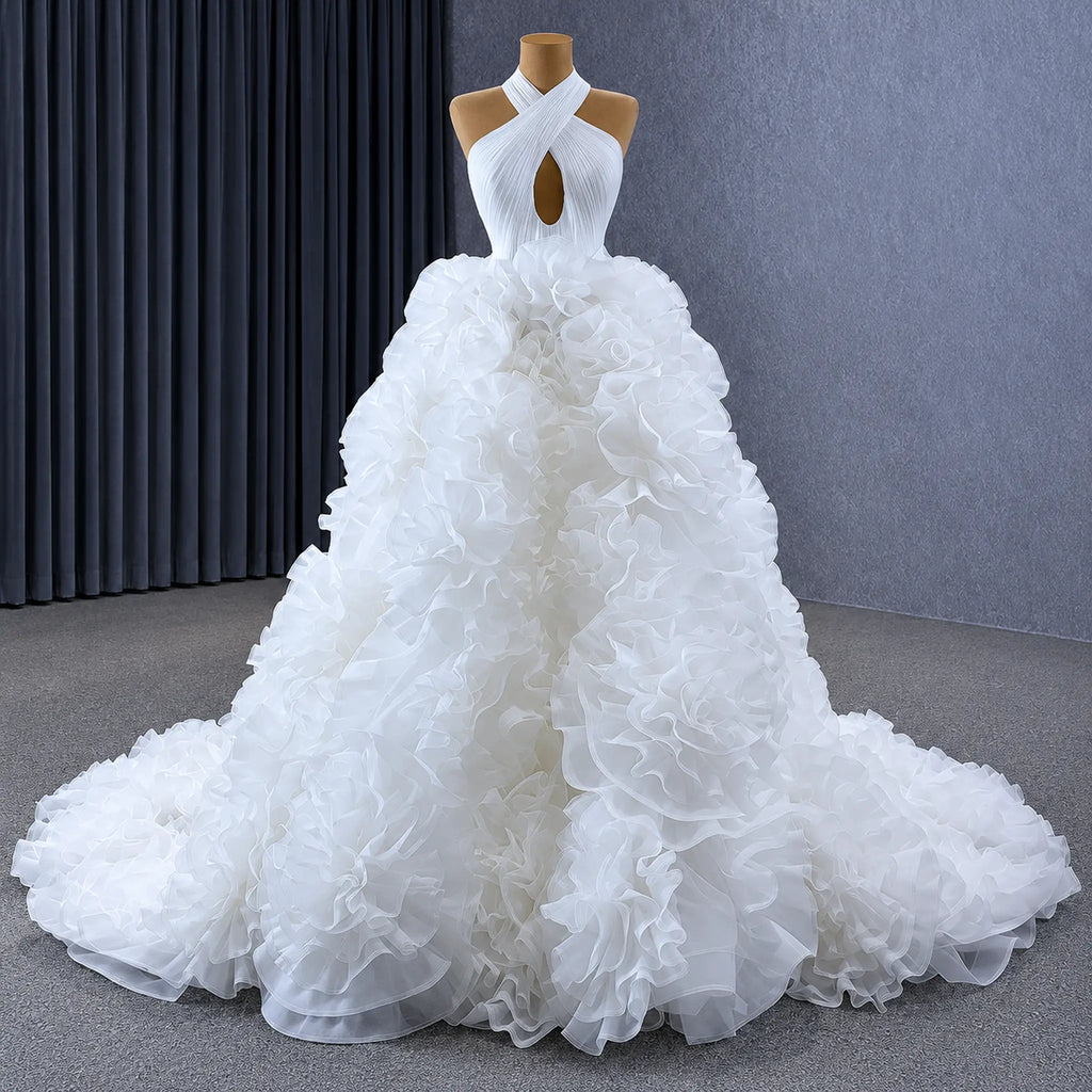 ChicSew Luxurious Tulle Ball Gown A-Line Wedding Dress