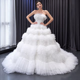 ChicSew Luxurious Sequin Ball Gown A-Line Wedding Dress
