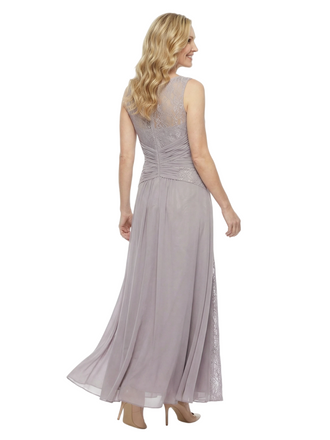 Beautiful Sleeveless Lace Chiffon Maxi Gown Chic Mother of The Bride Dresses