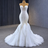 ChicSew Sweetheart Beaded Luxurious Mermaid Wedding Dress