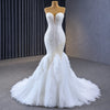 ChicSew Sweetheart Beaded Luxurious Mermaid Wedding Dress