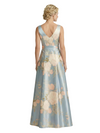 ChicSew Modern Jacquard Satin V-Neck A-Line Floor-Length Mother Of The Bride Dresses