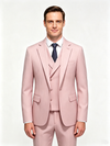 Classic 1 Piece pink Men's Suit with Regular Fit and Sophisticated Peak Lapel