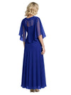 Trendy Chiffon A-Line Ankle Length Short Sleeves Mother Of The Bride and Groom Dresses