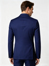 Classic 1 Piece Dark Navy Men's Suit with Regular Fit and Sophisticated Peak Lapel