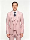 Classic 1 Piece pink Men's Suit with Regular Fit and Sophisticated Peak Lapel